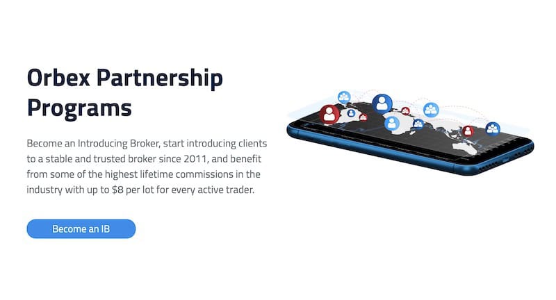 Orbex Launches High-Reward Introducing Broker Program with Up to $8 per Lot